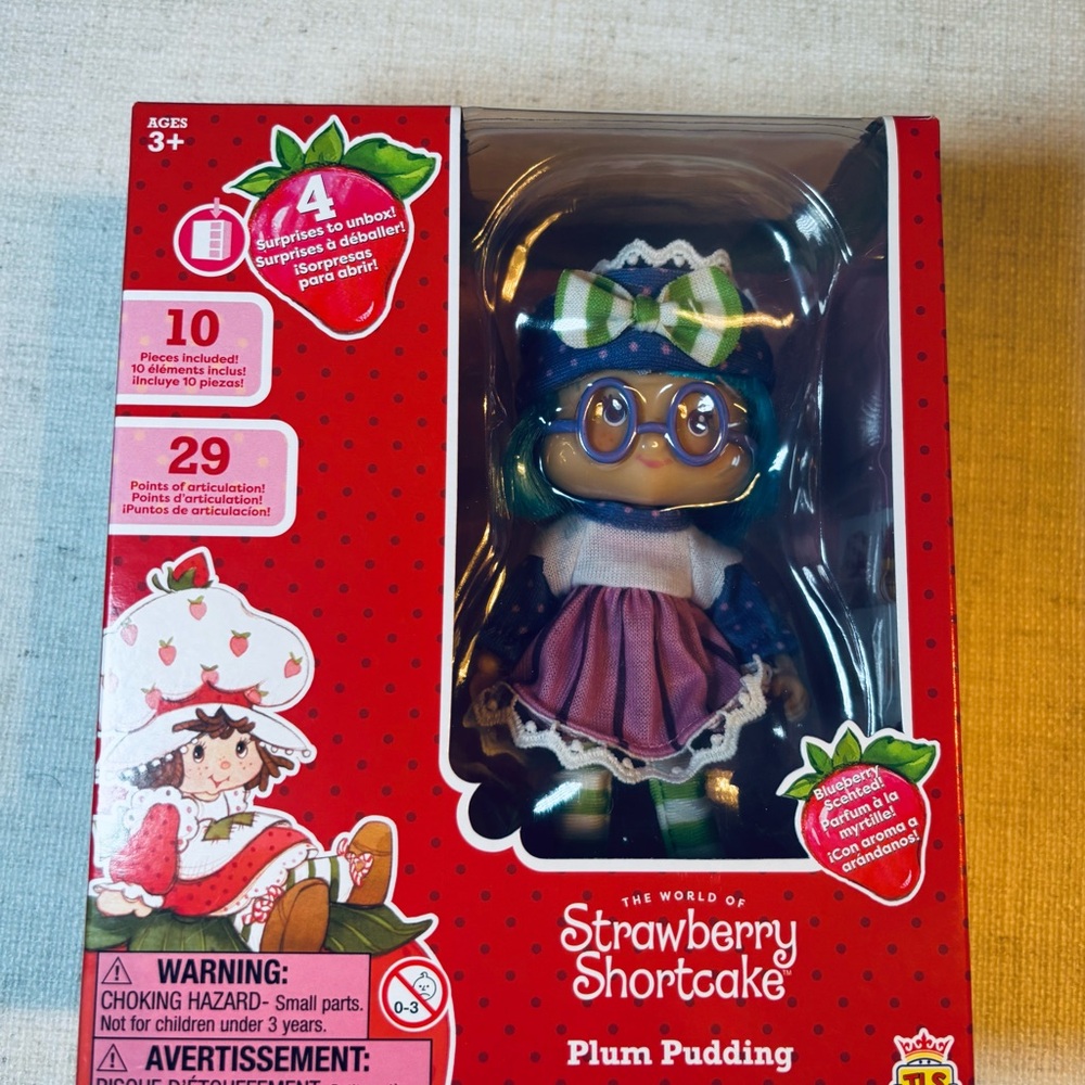 Strawberry Shortcake Plum Pudding Doll - Blue, Purple & Green